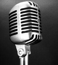 Old microphone